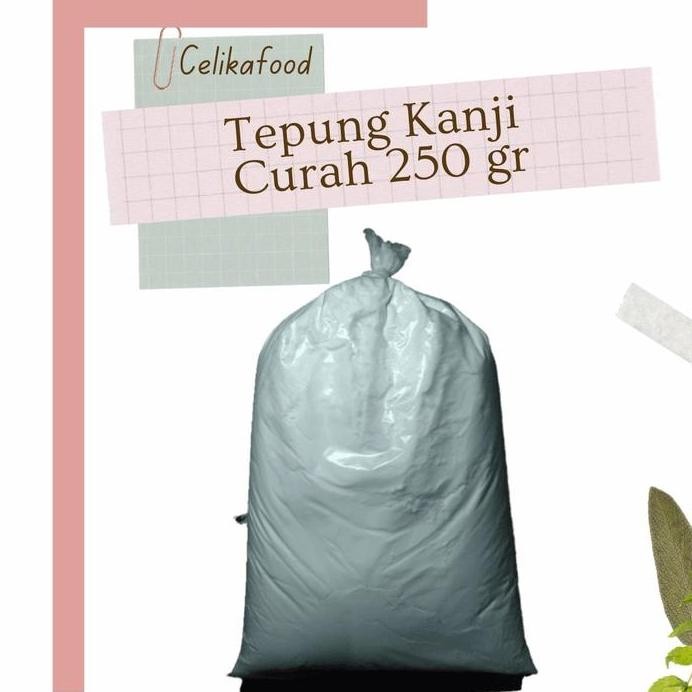 

Terlaris Tepung Kanji 250Gr Curah Repack Flour Tapioka Kanji Pati
