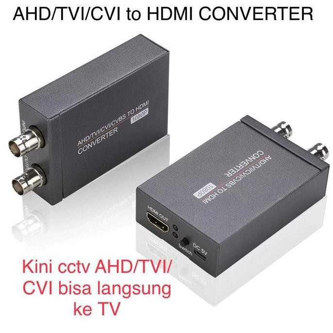 TVI/CVI/AHD CCTV to HDMI Converter / 4K HDMI to AHD/CVI/TVI - support