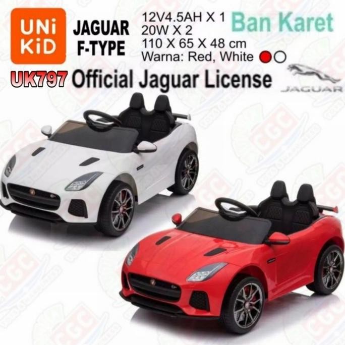Miliki Uk797 / Unikid Mobil Jaguar / Mobil Accu Mainan Anak