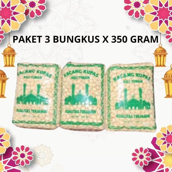 

Paket 3 Pack Kacang Tanah Mentah Kupas Asli Tuban Total 1,05 Kg Cap Berkah Kualitas Terjamin Organik Kacang-kacangan Kacang Tuban Wijen Bahan Mete kacang edamame Asin