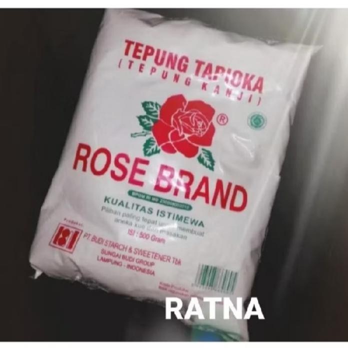 

Terlaris Tepung Tapioka/ Tepung Kanji Rose Brand Brand 500Gram