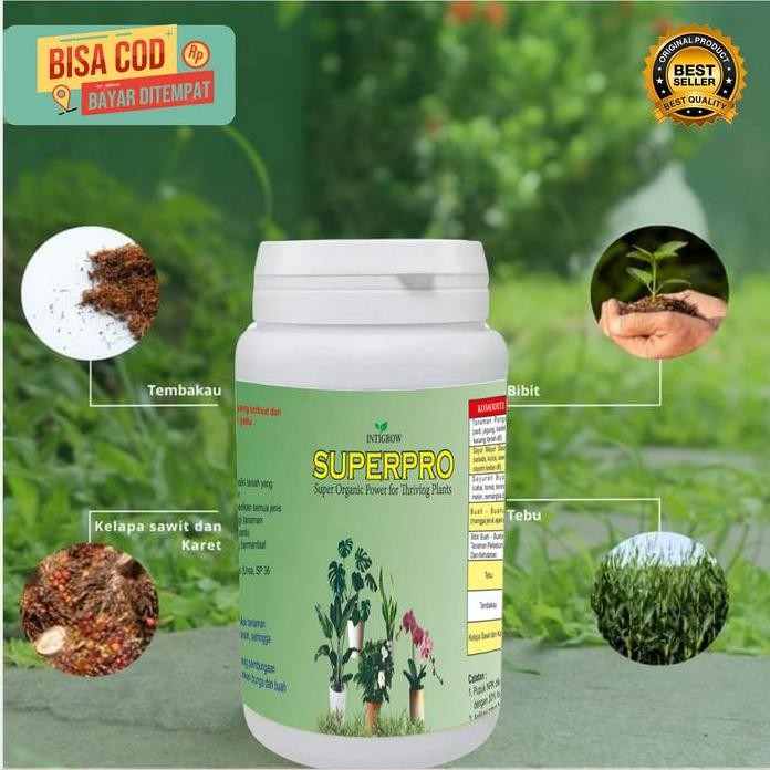 

Terlaris Superpro Original 250G Pupuk Organik Menggemburkan Tanah Pupuk Non Kimia Untuk Tanah Gersang Hemat Pupuk Kimia 50%