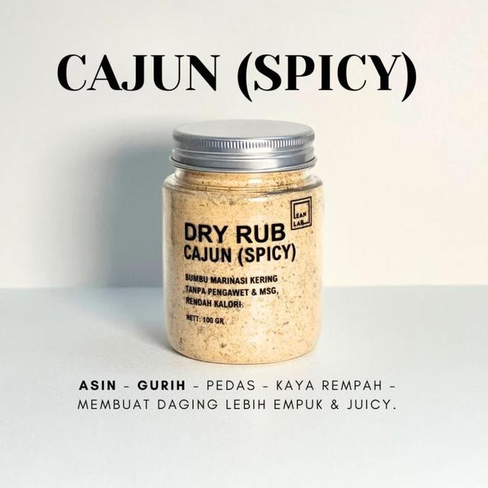 

Leanlab Bumbu Masak Dry Rub 100g x1 (Original/Cajun) - Cocok untuk Daging Ayam, Sapi, Ikan, dan Tempe - Bawang, Masakan