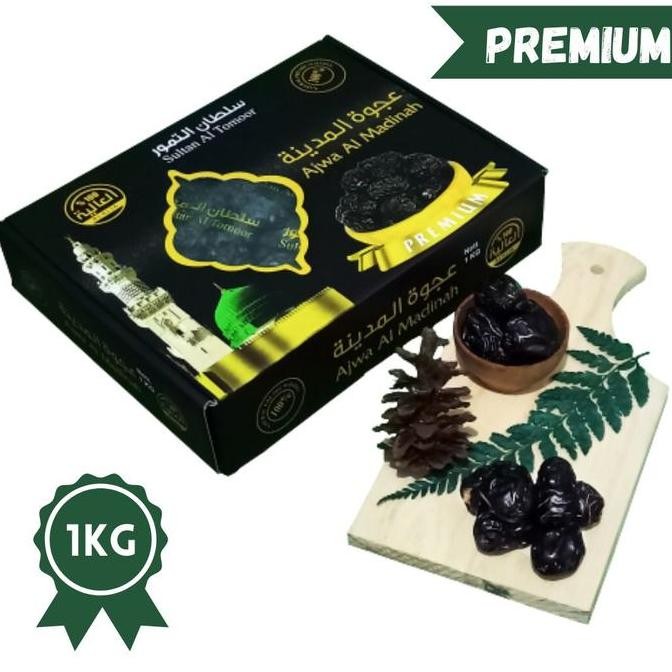 

Kurma Ajwa 1kg / Kurma Nabi / Kurma Arab Medium