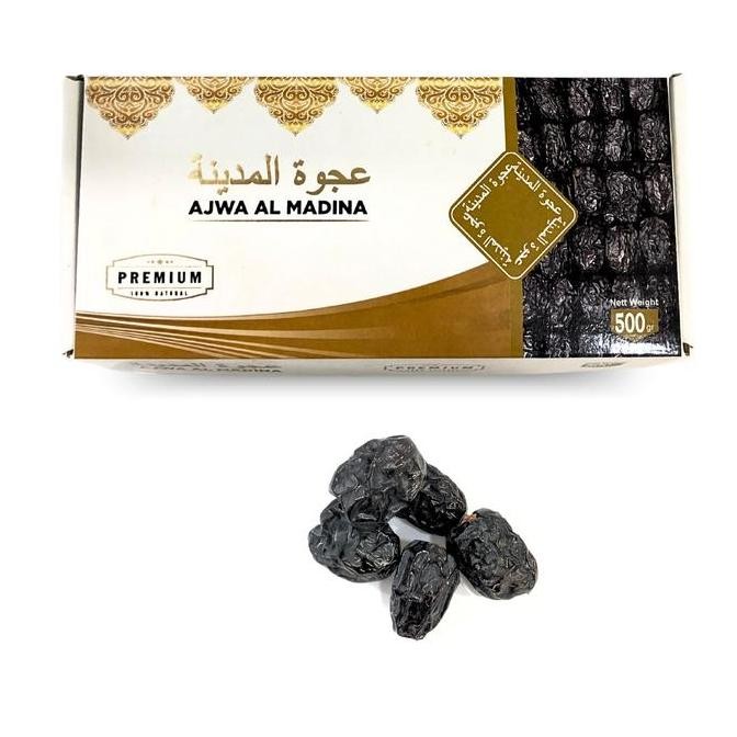 

Kurma ajwa Elshanum Premium Al Madinah Kurma nabi best Quality - Kurma Elshanum Food Snack kurma