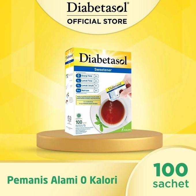 

Diabetasol Zero Calorie Sweetener 100 X 1,5 G (Sachet)