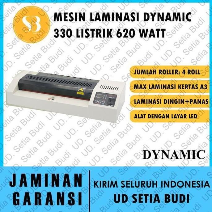 

TERBARU - Mesin Laminating Dynamic 330 Asli dan Bergaransi