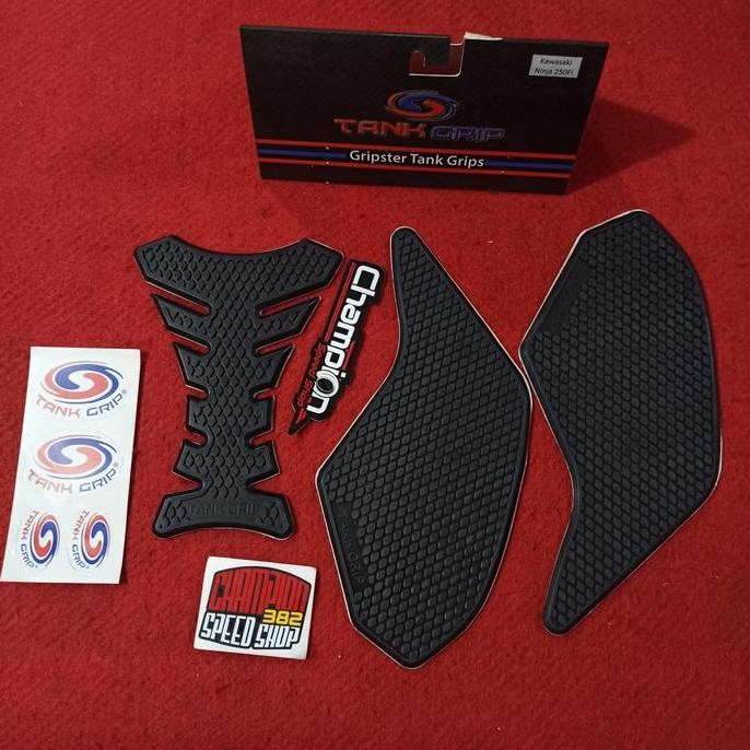 TERMURAH - Paket Tankgrip Tankpad Side Tank Pad Grip WR3 Ninja 250FI 250 FI Z250