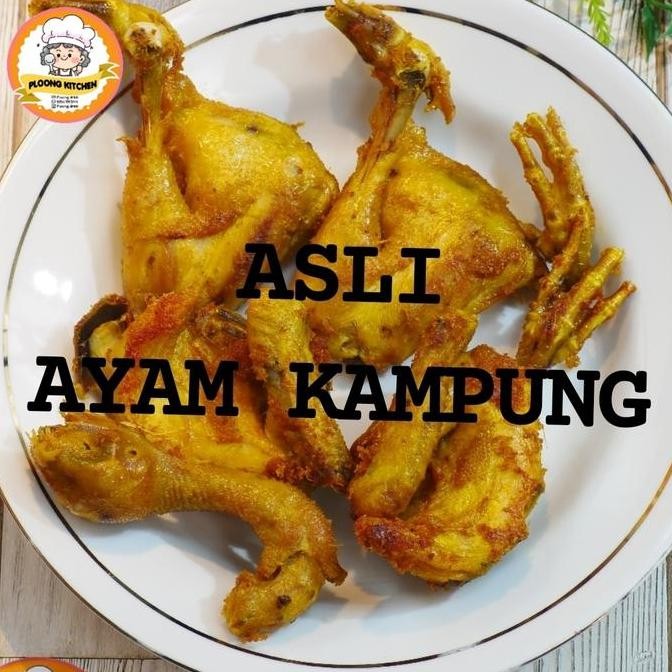 

ayam kampung ungkep bumbu kuning siap digoreng