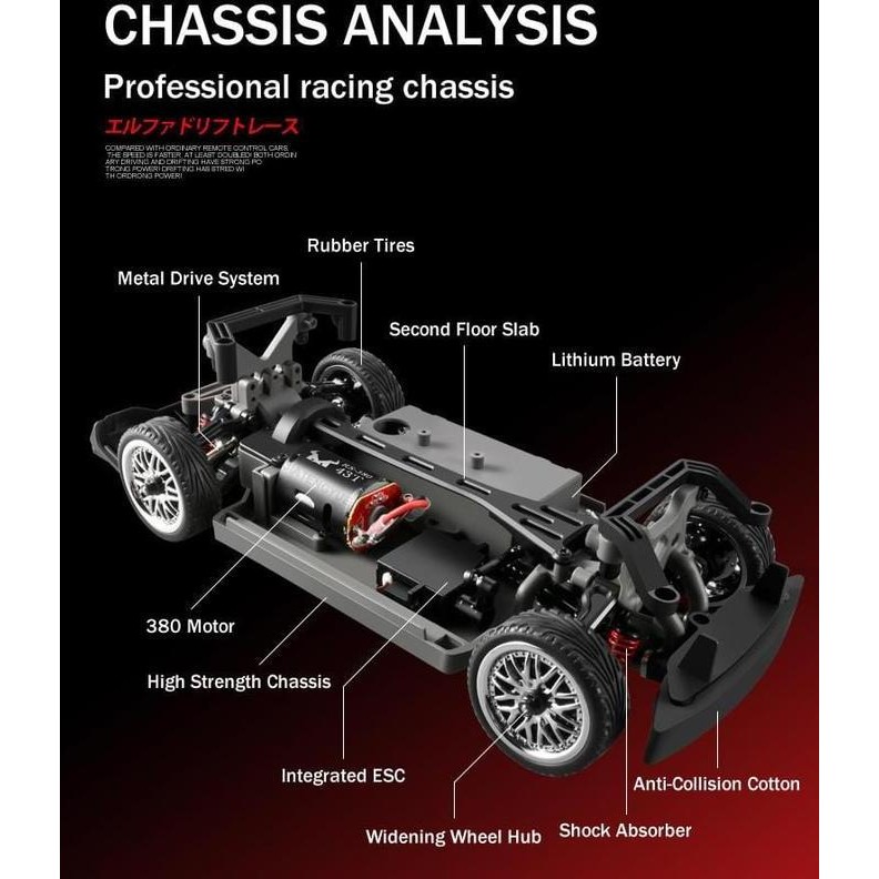 Spesial Rc Mobil Alphard Mn68 Car Drift 1/16 4Wd  Rtr