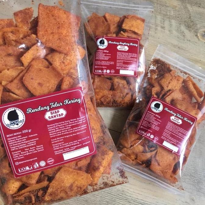 

Rendang Telur Kering Minang Merek Jajanan Eyang Wiwiek