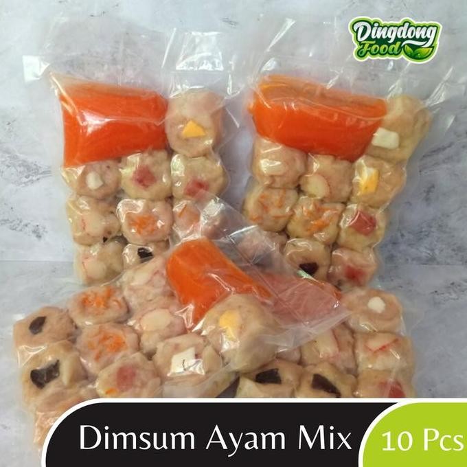 

Dimsum Ayam Frozen Kemasan Vakum Hommade Dingdong Food isi 10