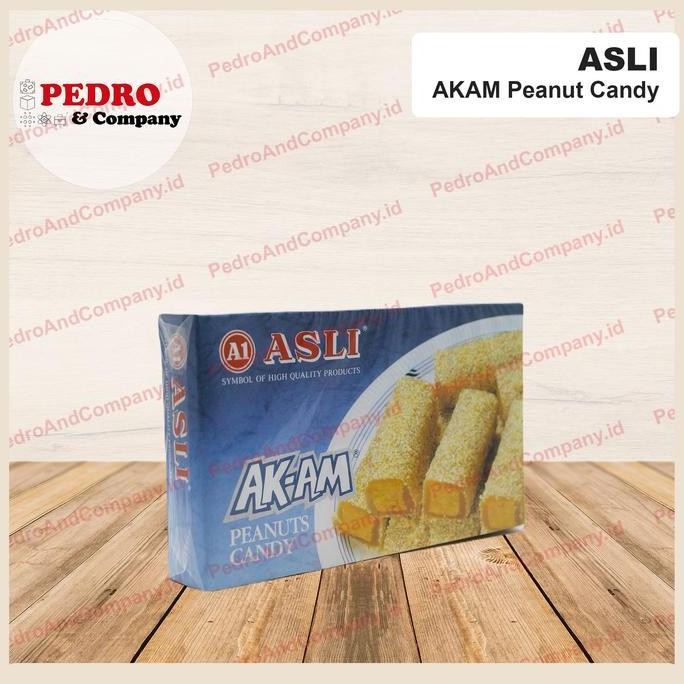 

A1 asli akam peanuts candy 170 gram - permen kacang (biru)