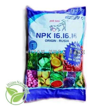 

Terlaris Pupuk Npk 16-16-16 1 Kg Pak Tani Biru Kemasan Pabrik - Pemacu Buah Dan Bunga +Te Makro Mikro 1Kg