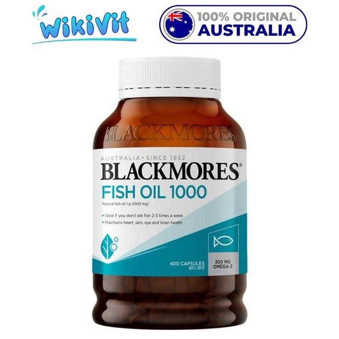 

Terlaris Blackmores Fish Oil 1000Mg 400 Capsules - Original Australia / Kapsul Omega-3 1000 Mg / Vitamin Omega3 / Omega 3 Supplement / Suplemen Minyak Ikan