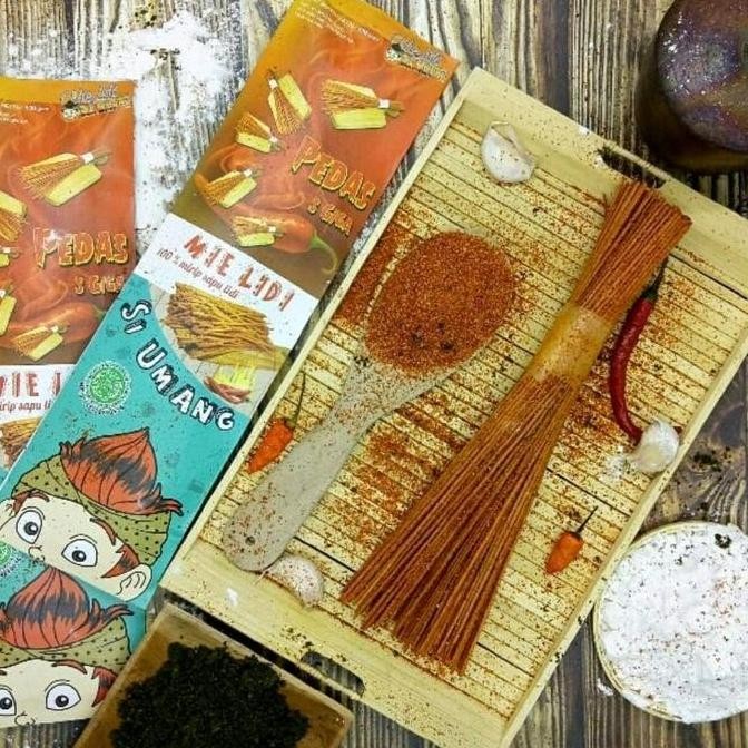 

Lidi Si Umang Paketan isi 7pcs Snack Camilan Bbq Ayam Pedas Cokelat Sambal Rumput Food Cemilan Crispy