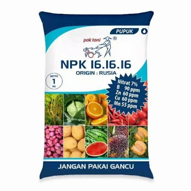 

Terlaris Npk Pak Tani 16-16-16 Kemasan 1 Kg - Cv Saprotan Utama