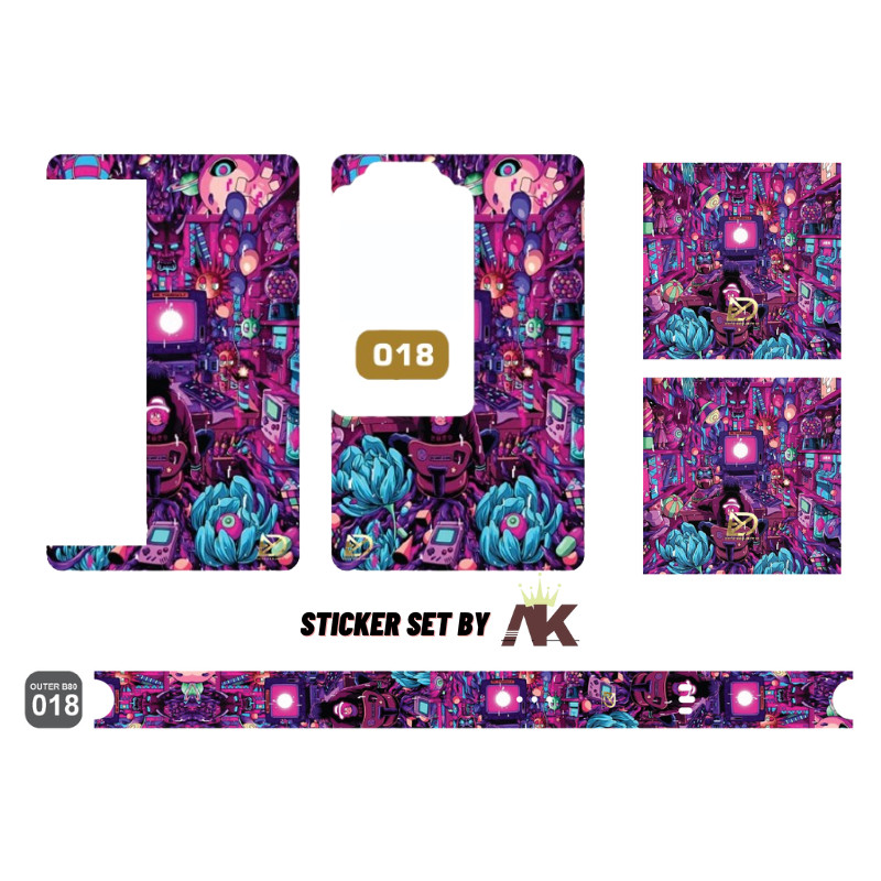 

Terlaris Set Lengkap Laminasi Doff B80 Pres 18 Stiker Garskin Premium Not Casing Bisa Custom *Promo*