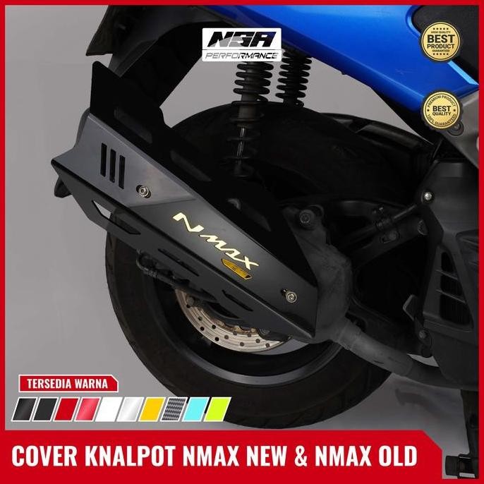 Promo NSA TUTUP KNALPOT NMAX OLD 2015-2019 COVER KNALPOT NMAX NEW 2020-2023 AKSESORIS NMAX COVER KNA