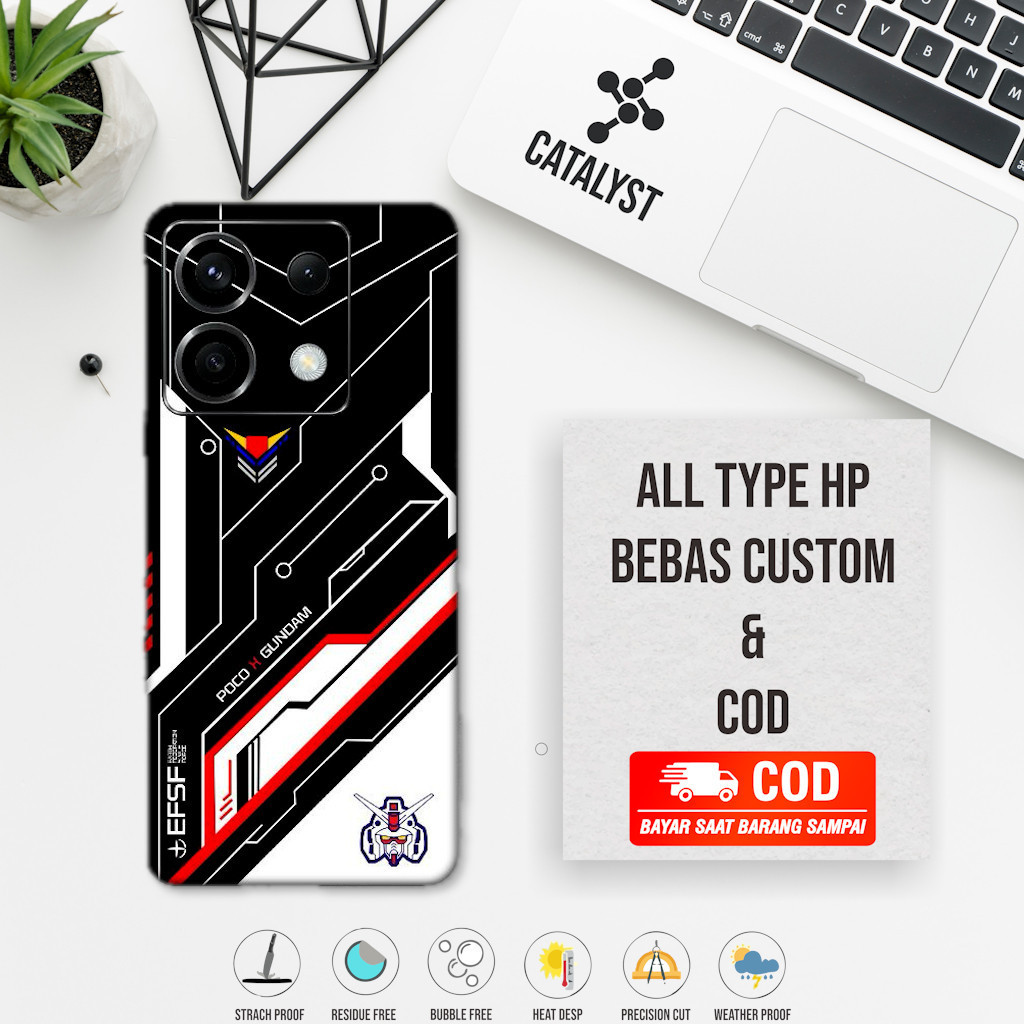 

Terlaris Poco X6 Stiker Garskin Premium Not Casing Bisa Custom *Promo*
