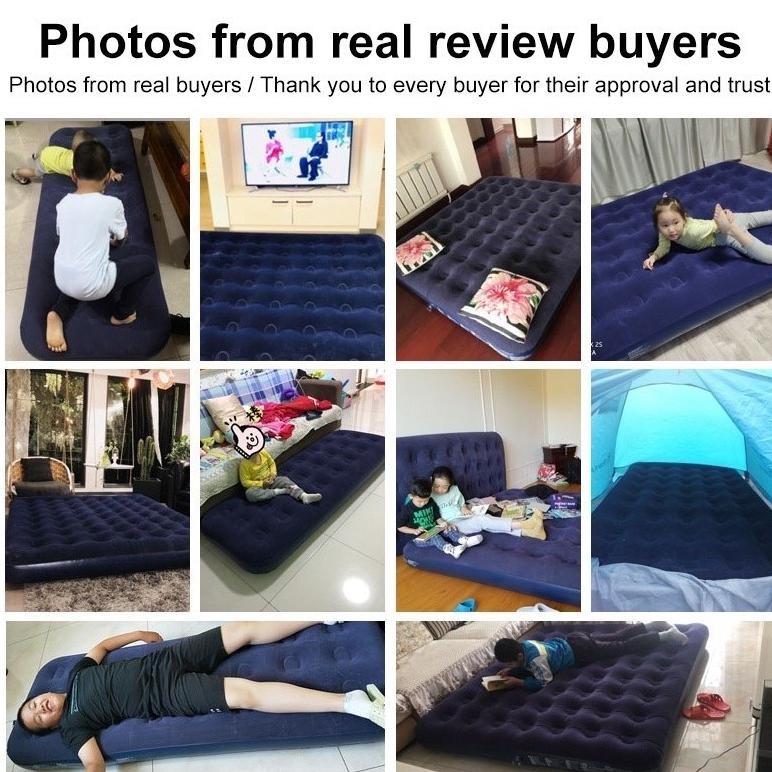 PJ Kasur angin pompa double 2 orang  /Kasur angin / matras angin airbed intex / Kasur Angin + Pompa