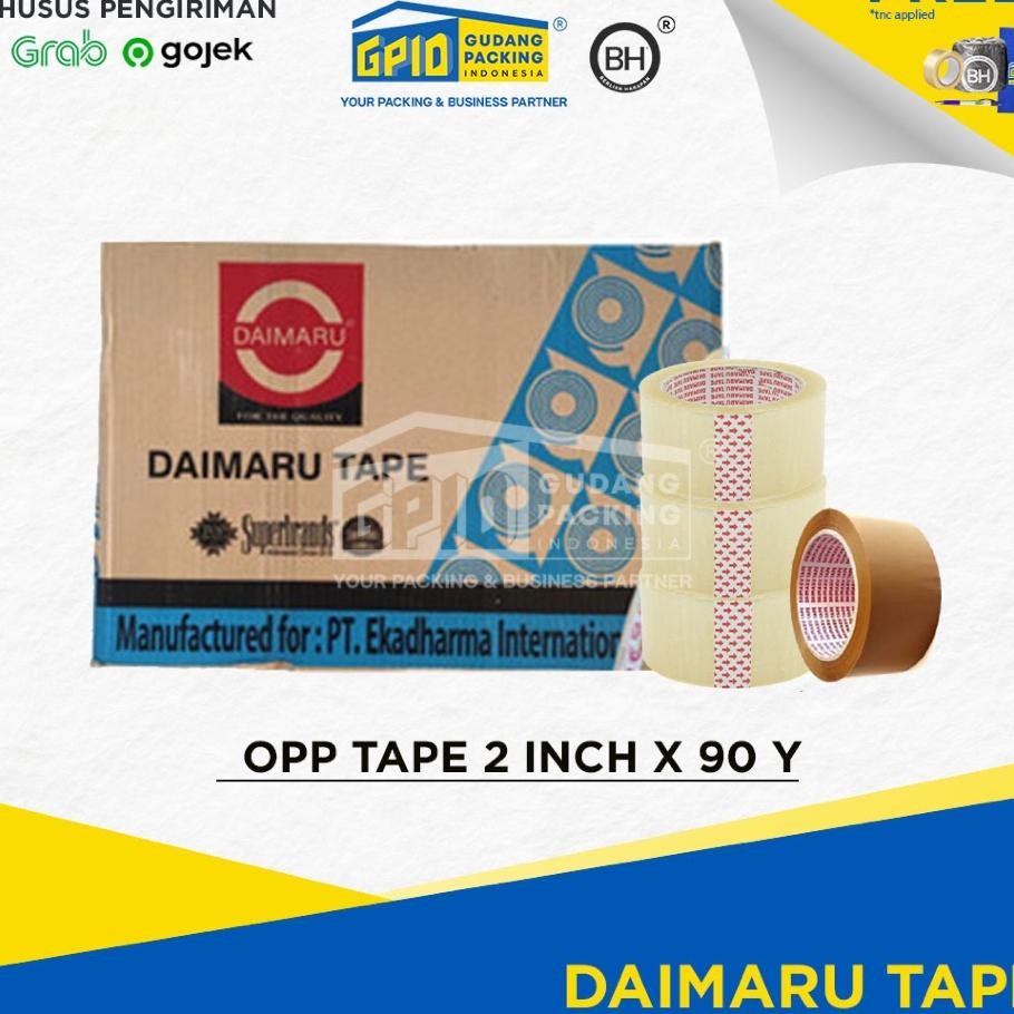 

Goendgrab Daimaru Laban 2 Inch 48Mm 90Y 100Y Bening Colat