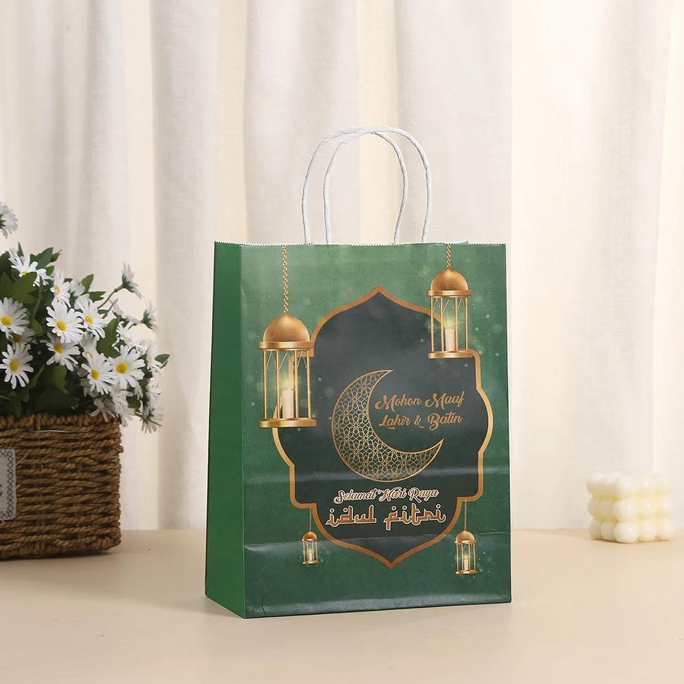 

Oy58 Best Seller Paperbag Lebaran Idul Fitri 21X15X8Cm Souvenir Hampers Goodiebag Lebaran Giftbag Bahan Kertas Premium Tidak Mudah Sobek / Tas Kertas Souvenir Lebaran Idul Fitri Ramadhan Kareem Murah
