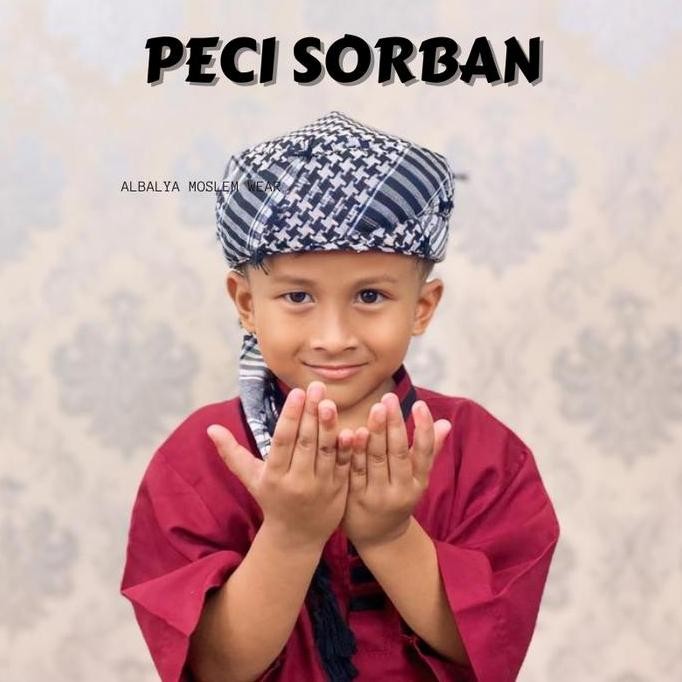 Peci Sorban Imamah Instan Anak Palestine