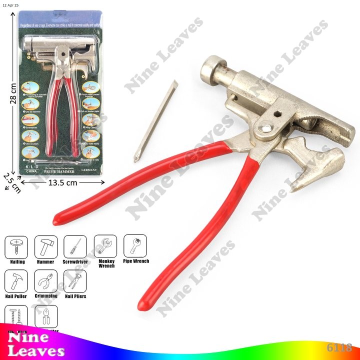 Palu Multifungsi 10 Fungsi Prime Hammer Palu Tukang Perkakas