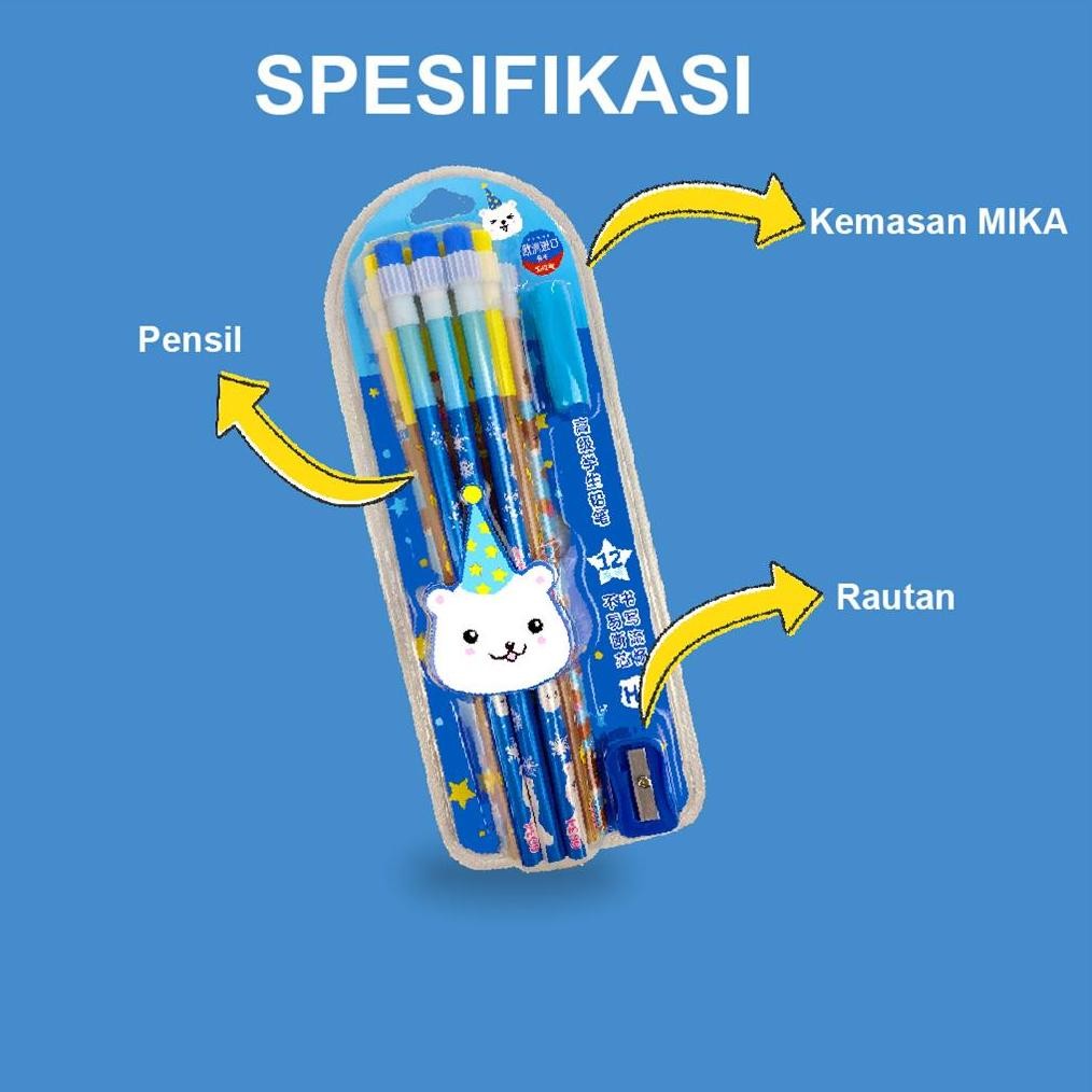 

Fn-56 Viral Alat Tulis Anak Karakter Mika/ Pensil Set 14In1 Karakter Lucu 121203-E Terlaris