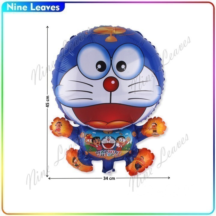 [Grosir] Balon Gas Doraemon 50 Pcs Mainan Anak Murah