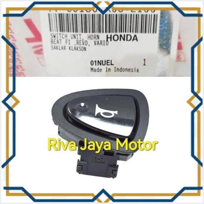 [RIV] TOMBOL KLAKSON HONDA BEAT FI REVO BLADE VARIO 125 150 SCOOPY BEAT ESP POP SUPRA GTR NEW ORIGIN