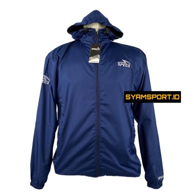 Vex-2126 Gb29 Jaket Parasut Pria Sport Grade Ori Full Parasut Logo Bordir Saku Resleting / Jaket Run