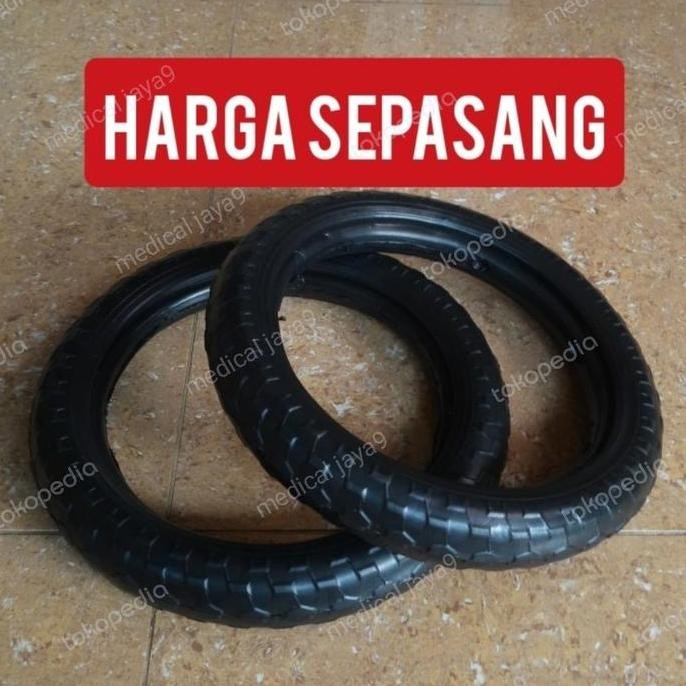 (Harga Sepasang) Ban Mati Kursi Roda Ukuran 12 Inch Gea Fs 868 Terbaru