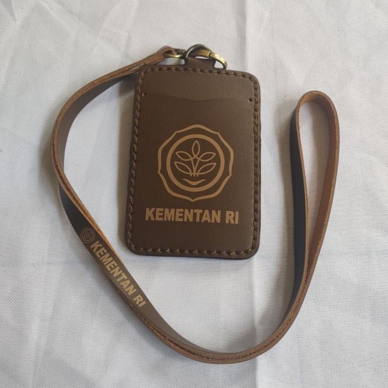 

H-4 Dvc-78 Lanyard Kulit Kementan Ri / Lanyard Kulit Pertanian Berkualitas