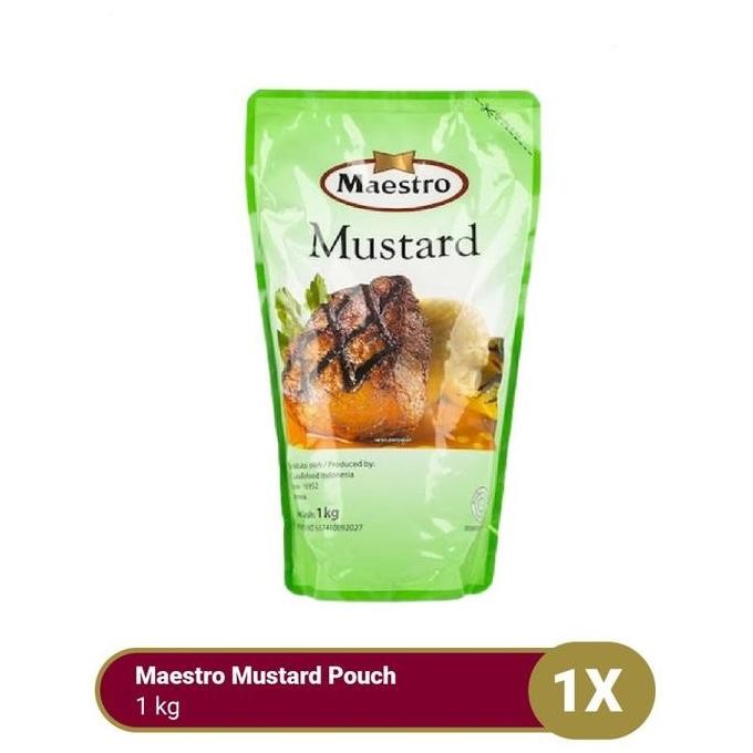 

PROMO SAUS MUSTARD MAESTRO 1KG POUCH