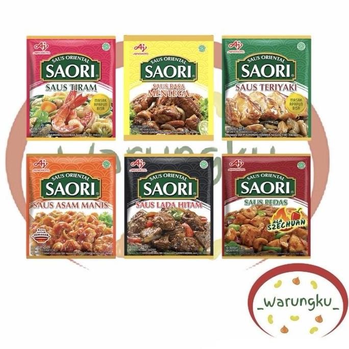 

[Renceng] Saori Sachet 10Pcs X 22Ml Saos Teriyaki Saos Tiram Mentega Stok Terbatas