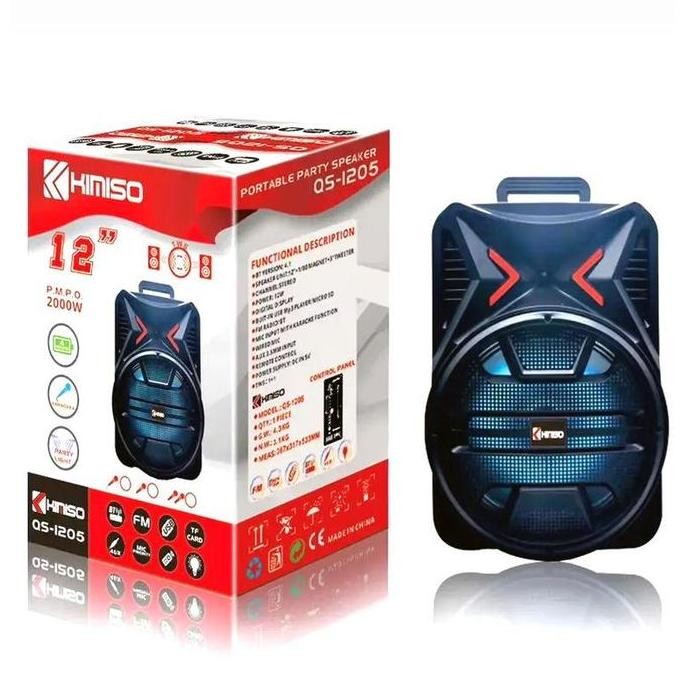 BARU MKC KIMISO-1205 AUDIO BLUETOOTH SPEAKER BASS POLYTRON KIMISO OUTDOOR RING BLUETOOTH SPEAKER 12 