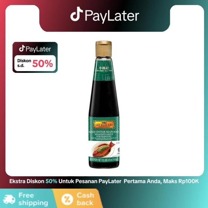 

Tersedia LEE KUM KEE Seasoned Soy Sauce For Seafood Saus Untuk Tim Ikan 410 ml
