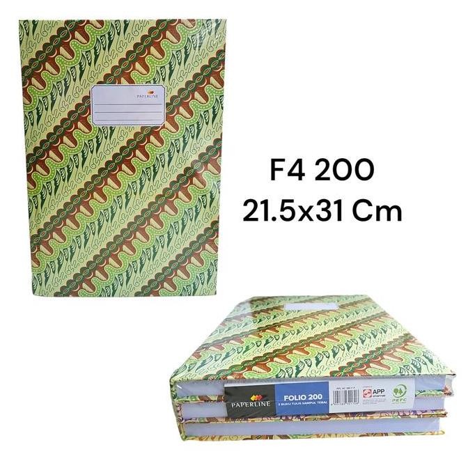 

produk baru!! buku hard cover paperline f4 100 (5 pc)