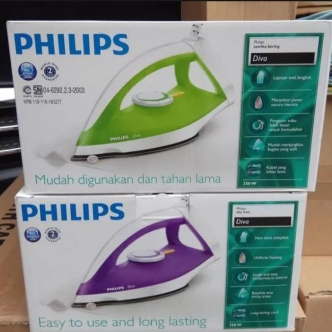 Asli Setrika Philips GC-122/37 Setrika Philips / Philips Setrika Kering