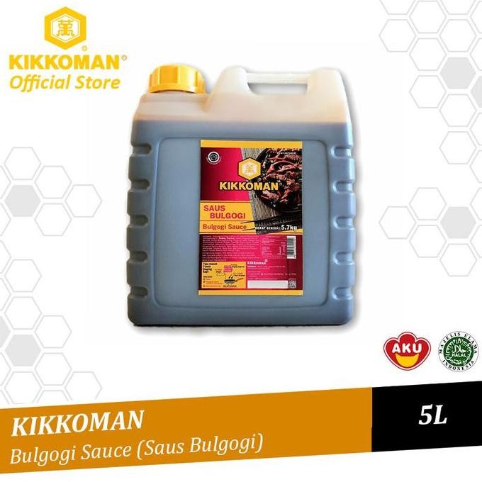 

Ready Kikkoman Bulgogi Sauce Saus Bulgogi Halal Jerigen 5L