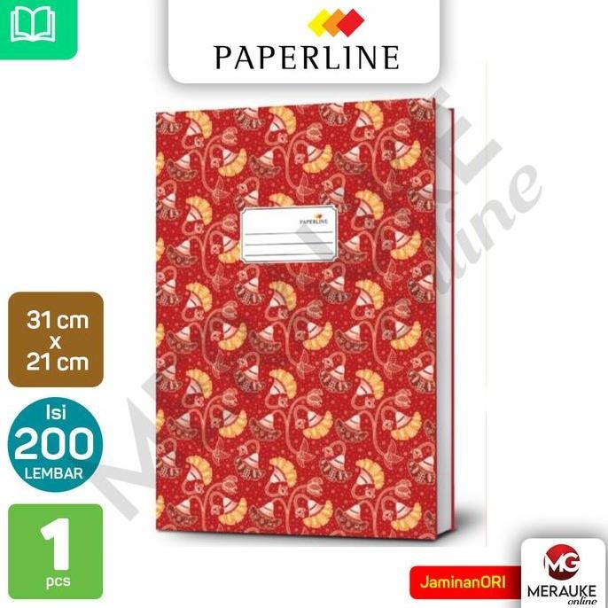 

produk baru!! hard cover paperline folio 200 lembar