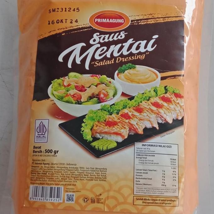 

Diskon! Prima Agung Saus Mentai 500Gr