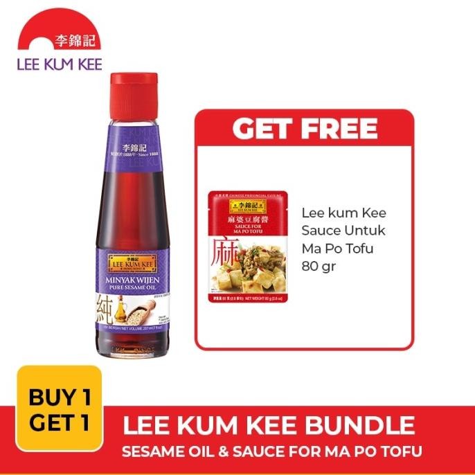 

Ready BUY Minyak Wijen Sesame Oil 207 ml GET sauce Ma Po Tofu 80 gr