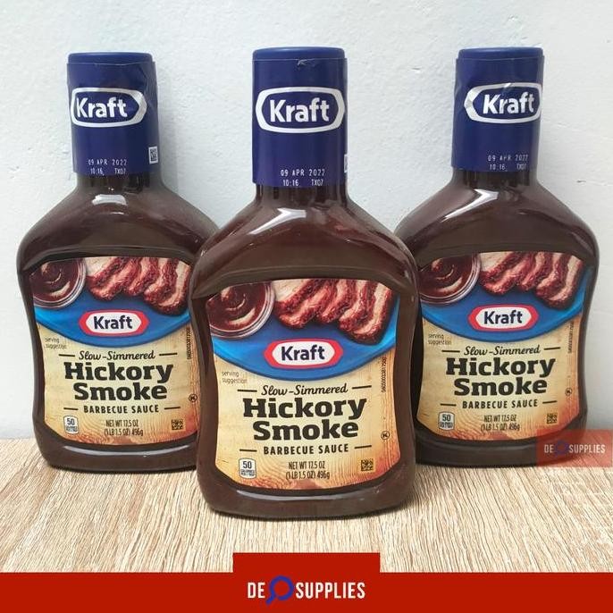 

Tersedia Kraft Hickory Smoke Barbecue Sauce 510gr - Saus BBQ American Steak Rib