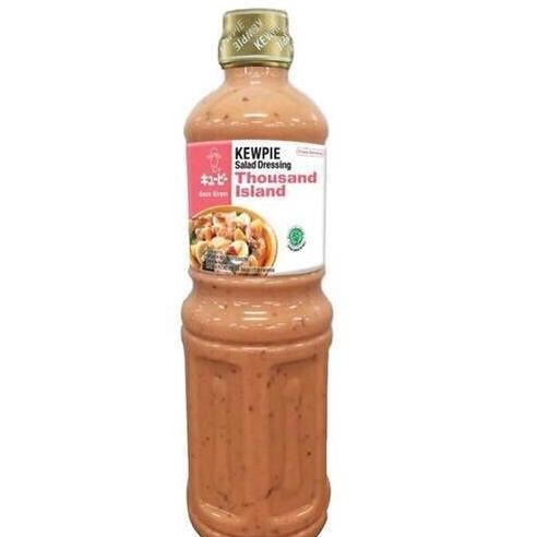 

Tersedia Kewpie Salad Dressing Thousand Island 1liter