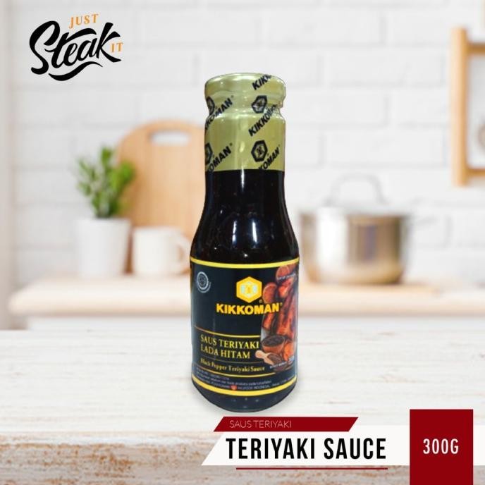 

saus/sauce kikkoman blackpepper teriyaki 300gram halal terlaris