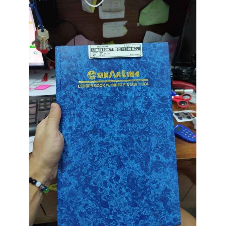 

produk baru!! buku kas folio sisa export 200 lembar sinar line ledger book
