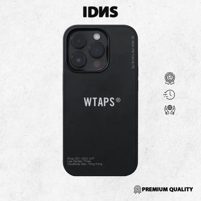 TERMURAH - IDNS Wtaps 01 Casing Iphone 12 Pro Max 13 Pro Max 14 Pro 15 Pro